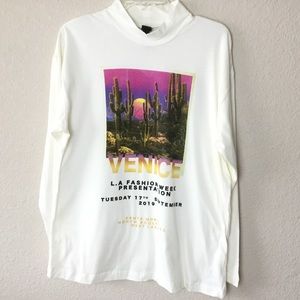 WILD FABLE High Neck Venice Fashion Week Tee
